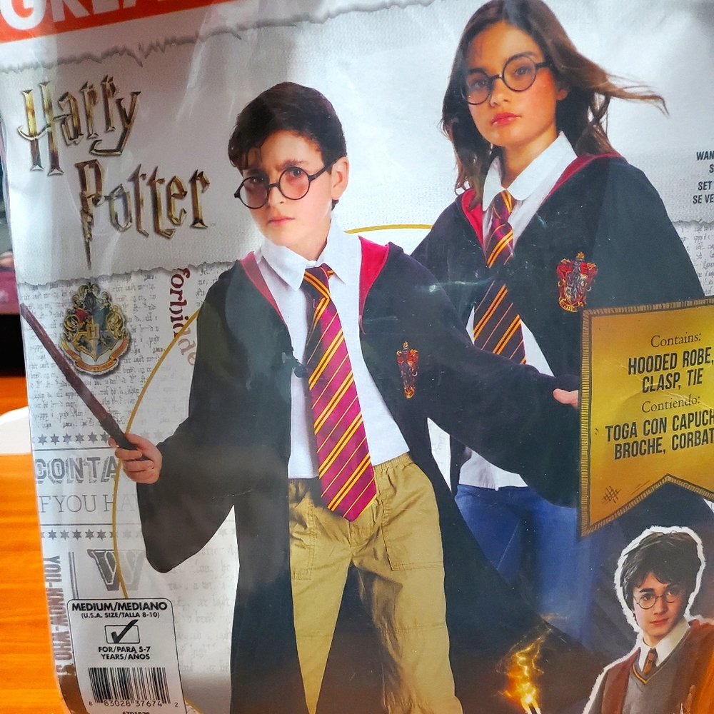Harry Potter Boys Halloween Costume Sz L12-14